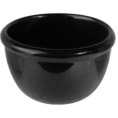 Sauce boat “Kunstwerk” porcelain 175ml D=79,H=48mm black