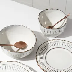 Салатник «Стили» фарфор 0,84л D=17см белый, изображение 3