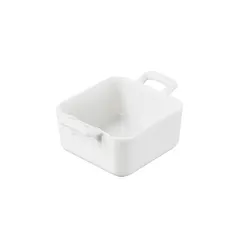 Baking dish porcelain 80ml ,H=40,L=100,B=65mm white