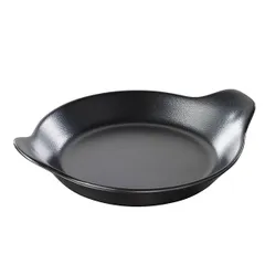 Portion frying pan porcelain D=15cm black