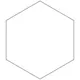 Резак «Шестиугольник» пластик ,L=63,B=63мм, изображение 2