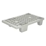 Паллет перфорированный на ножках полипроп. ,H=13,5,L=60,B=40см серый