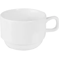 Tea cup “Kunstwerk”  porcelain  250ml  D=85, H=60, L=120mm  white