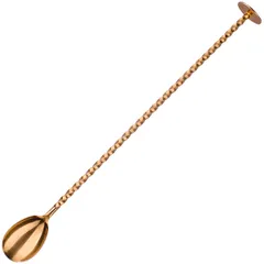 Bar spoon “Probar” with muddler  stainless steel , L=25, B=3cm  gold