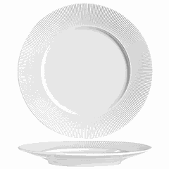 Тарелка «Жансан» фарфор D=255,H=30мм белый