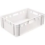 Ящик для продуктов с ручками (от -30 до +60°C) полиэтилен 40л ,H=20,L=60,B=40см белый