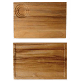 Поднос фуршетный двусторонний дерево ,L=34,B=24см