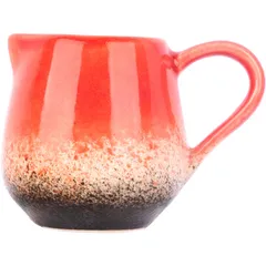 Milk jug “Agate” porcelain 90ml D=40,H=60,L=85,B=40mm red