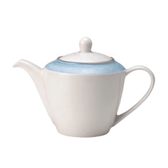 Teapot “Rio Blue”  porcelain  0.6 l  white, blue