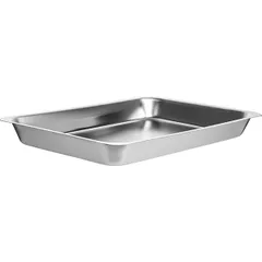 Deep tray  stainless steel  6 l , H=7, L=47, B=32 cm  metal.