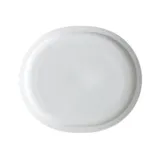 Тарелка «Эр-гоу!» овальная керамика ,H=3,L=31,B=27см белый