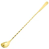 Bar spoon stainless steel ,L=300,B=35mm gold