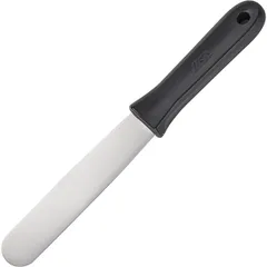 Kitchen spatula  plastic, stainless steel , L=285/130, B=35mm  metal, black