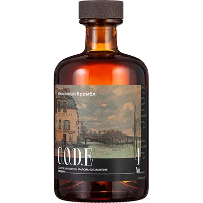 Кордиал «Лимонный Крамбл» C.O.D.E стекло 0,5л D=7,H=18см, Состояние товара: Новый, Вкус: Лимонный крамбл