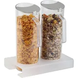 Емкость для мюсли набор [2шт] акрил,полипроп. 1,5л ,H=29,L=26,B=16,5см