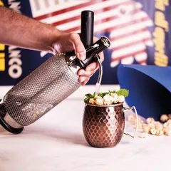 Кружка для коктейлей «Московский мул» античная медь сталь нерж.,медь 0,5л D=85,H=97мм бронз., изображение 3