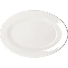 Блюдо «Кунстверк» овальное фарфор ,H=23,L=360,B=253мм белый