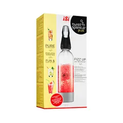 Сифон для газирования воды «Твист-н-спаркл» (6шт.баллончиков) 1л ,H=29см прозр., изображение 2