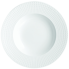 Plate “Satin” porcelain D=210,H=23mm white