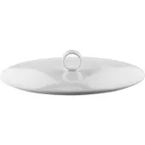 Крышка для салатника «Пьюрити» овальная эко-кост. фарф. ,L=16см белый