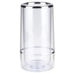 Capacity for cooling bottles  abs plastic  1.5 l  D=11.5, H=23 cm  clear.