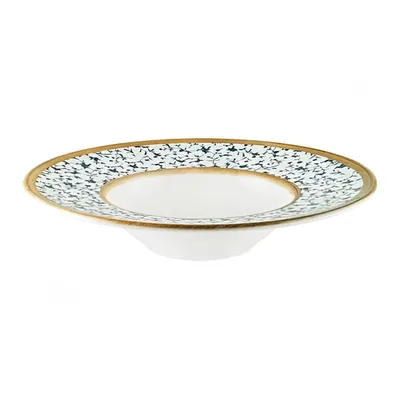 Тарелка для пасты «Калиф» фарфор 400мл D=28см белый,синий, изображение 2