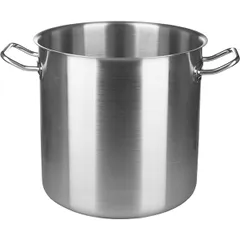 Pan without a lid sandwich bottom  stainless steel  10.75 l  D=24, H=24 cm  metal.