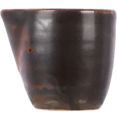 Сливочник «Мак» фарфор 90мл ,H=60,L=70,B=58мм медный, изображение 2