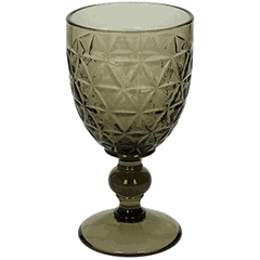 Бокал для вина «Абигейл» стекло 310мл D=85,H=160мм тем.зелен.