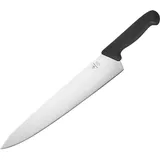 Нож «Шефс» сталь нерж.,пластик ,H=2,L=43/30,B=6см черный,металлич.