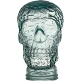 Декор для стола «Череп» стекло ,H=26см прозр.