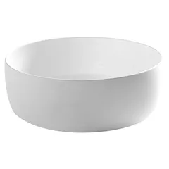 Salad bowl “Base”  porcelain  D=200, H=75mm  white, matte