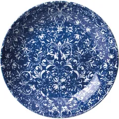 Salad bowl “Ink Legacy”  porcelain  0.65 l  D=205, H=40mm  blue