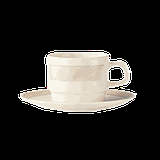 Блюдце «Сахара» D=160,H=16мм бежев.,песочн.