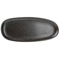 Блюдо для подачи фарфор ,H=20,L=340,B=145мм коричнев.