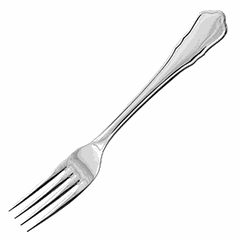 Dessert fork “London”  stainless steel , L=18cm  metal.