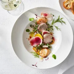 Тарелка для пасты «Спайро» для супа фарфор 394мл D=240,H=45мм белый, изображение 3