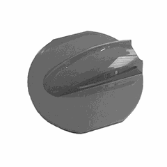 Крышка емкости д/сока пластик D=125,H=35мм серый