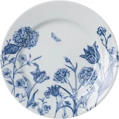 Plate “Beatrice”  porcelain  D=200, H=22mm  white, blue