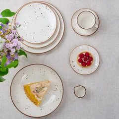 Соусник «Париж» фарфор 60мл D=6,H=5см белый,коричнев., Объем по данным поставщика (мл): 60, изображение 3