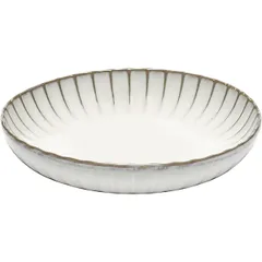 Salad bowl “Inku” ceramics D=230,H=45mm white