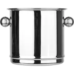 Champagne bucket  stainless steel  4.4 l  D=24.5/17.5, H=18, B=20 cm  metal.