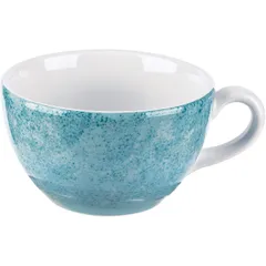 Tea cup “Aida”  porcelain  280 ml  turquoise.