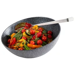 Салатник «Фростфаер» алюмин. 3л D=32,5,H=14см серый, изображение 2