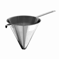 Chinese colander D=22cm metal.