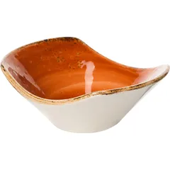 Соусник «Крафт Терракота» фарфор 45мл ,H=35,L=90,B=70мм терракот