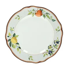 Тарелка «Опера» мелкая фарфор D=26,H=4см белый,разноцветн.