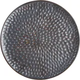 Тарелка фарфор D=20см серый