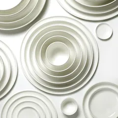 Блюдце «Бэйс» для масла фарфор D=6см белый,матовый, изображение 3