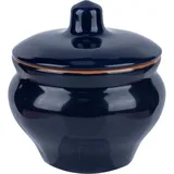 Горшок для запекания керамика 350мл синий